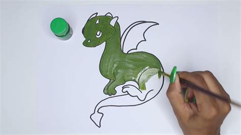 How To Draw A Cartoon Baby Dragon