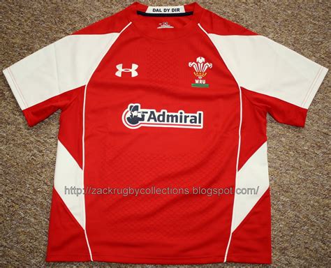 ZackRugby Collections®: Wales SS Pro Home 2010/2012 Rugby Jersey