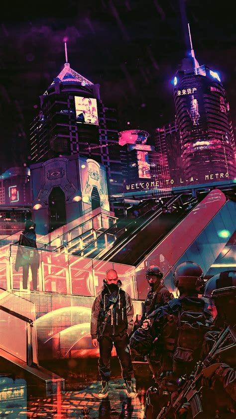 Wallpaper futuristic, cyberpunk, future world, 4K, Art #20478