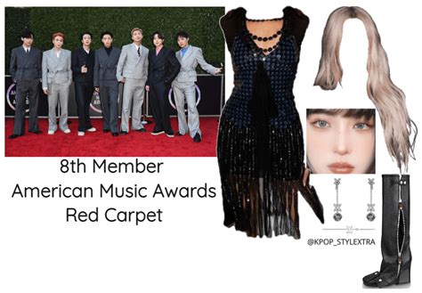 8th Member of BTS AMA Red Carpet Outfit | ShopLook