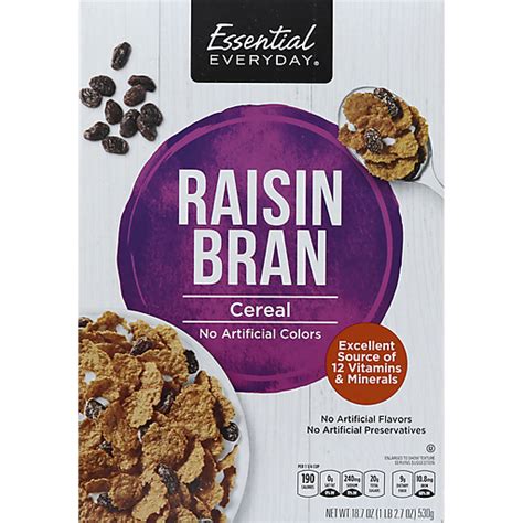 Essential Everyday Cereal, Raisin Bran | Cereal | Roth's