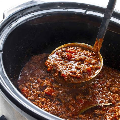 Chili Recipe No Beans Crock Pot | Deporecipe.co