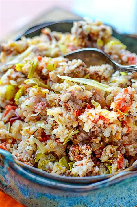 Slow Cooker Lazy Cabbage Rolls