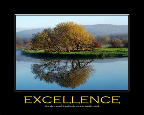 Excellence Inspirational Motivational Poster Art Mixed Media by Christina Rollo - Fine Art America