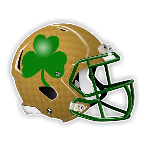 Notre Dame Fighting Irish Football Helmet Precision Cut Decal - College ...