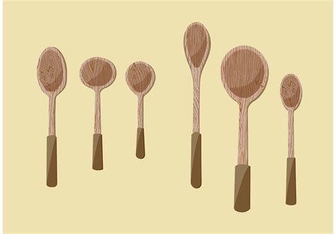 Wooden Spoon Vector Illustrations 87194 Vector Art at Vecteezy