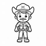 Sheriff Star And Badge Coloring  Page sketch template