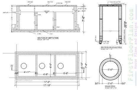 Septic Tank Layout in Autocad Drawings - Rofe Whemere