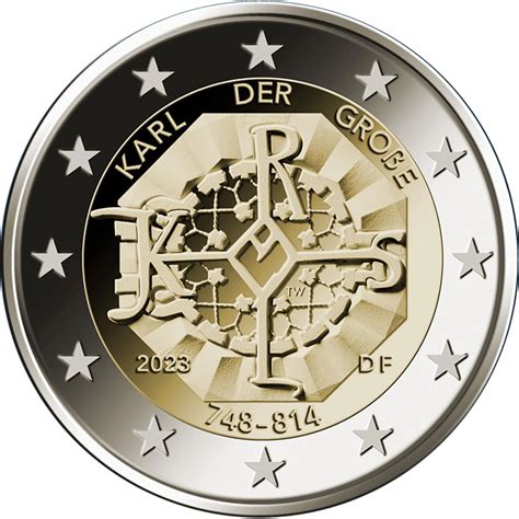 2 euro coin - 1275th Anniversary of the Birth of Charlemagne | Germany 2023