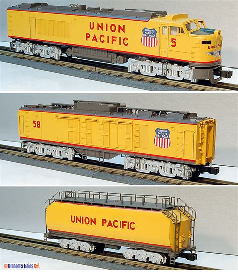 MTH Premier 20-2124-1 Union Pacific Gas Turbine Diesel Engine 3-Unit ...