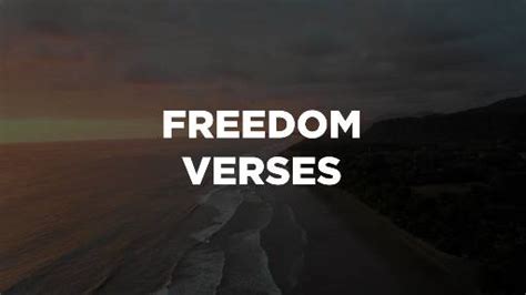 Church Video Illustration: Freedom Verses - SermonCentral.com