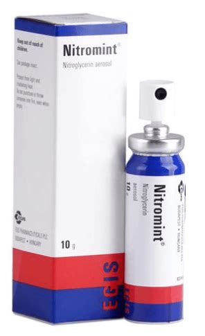 Thuốc Glyceryl Trinitrate (Nitroglycerin) - Nitromint | Pharmog