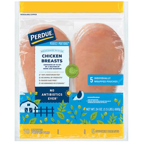 PERDUE® PERFECT PORTIONS® Boneless Skinless Chicken Breasts (1.5 lbs ...