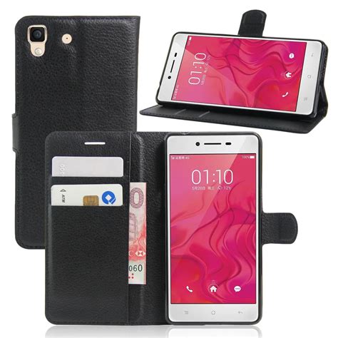 Book Style PU Leather Case Cover for OPPO R7 Flip Wallet Phone Bags ...