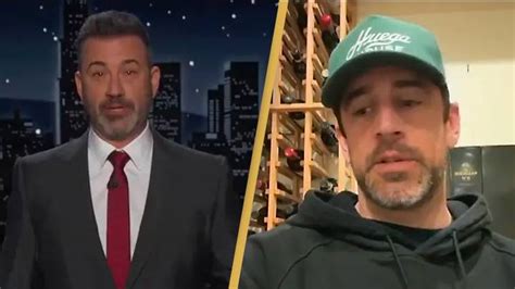 Jimmy Kimmel threatens to sue 'a**hole' Aaron Rodgers after bold claims ...