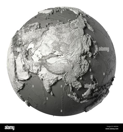 Map Of Earth Without Water - New York Map Poster