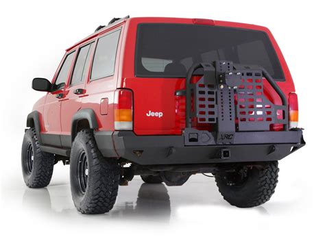 Smittybilt 76851 XRC Rear Bumper with Tire Carrier for 84-01 Jeep ...