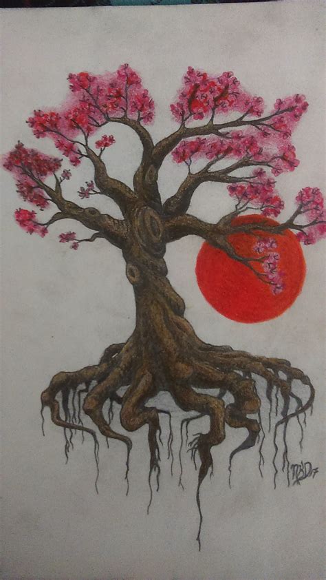 √ Sakura Tree Sketch