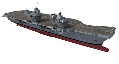 Queen Elizabeth Aircraft Carrier 3D Model – 3D Horse