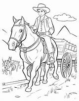 Cowboy Coloring Pages Fun And Exciting Designs sketch template