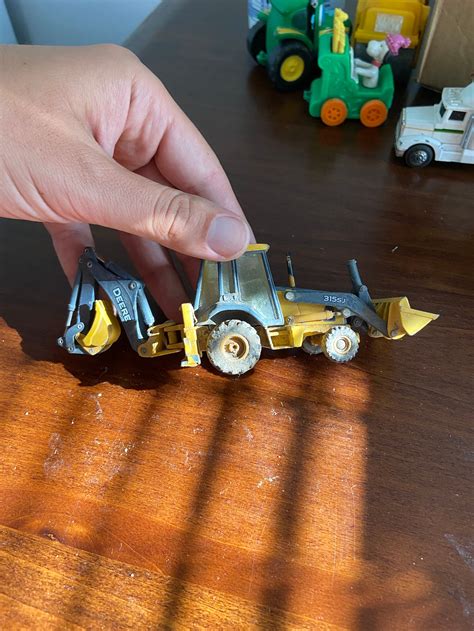 Vintage John Deere Backhoe Loader Toy | Etsy