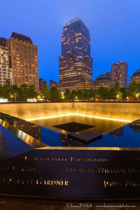 POTD: WTC Memorial at Night - Jason P. Odell Photography