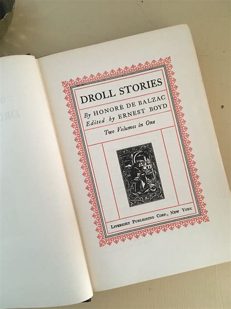 1944 Droll Stories by Honore de Balzac