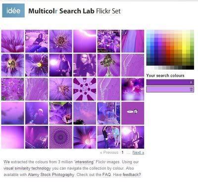 Multicolor Search Lab: Buscador de imágenes por color