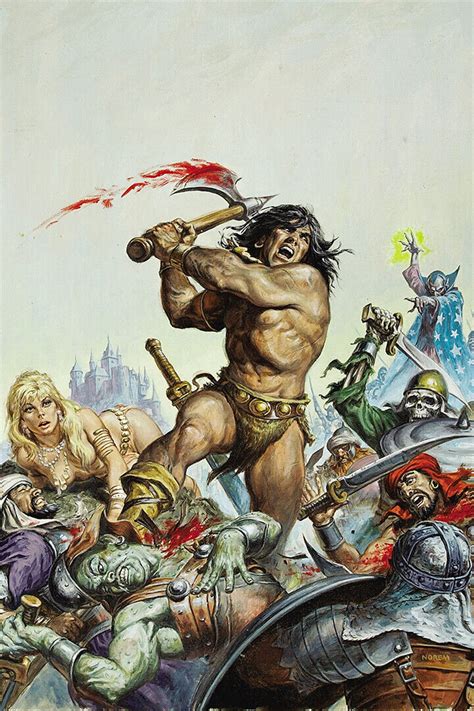 Conan The Barbarian Arnold Schwarzenegger Movie Wall Art Home - POSTER ...