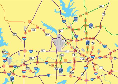 Dallas Toll Roads Map