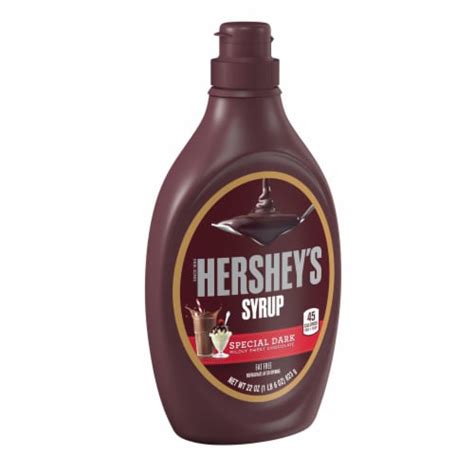 HERSHEY'S SPECIAL DARK Mildly Sweet Chocolate Syrup Bottle, 1 bottle ...