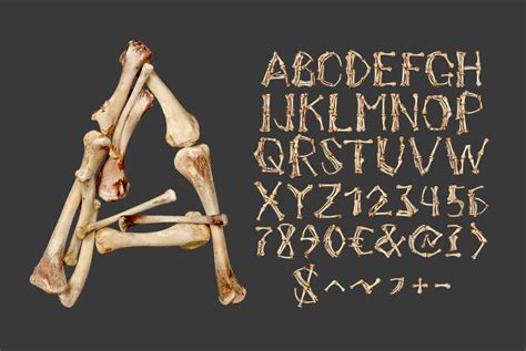 Bones Font - OpenType Typeface | Handmadefont.com