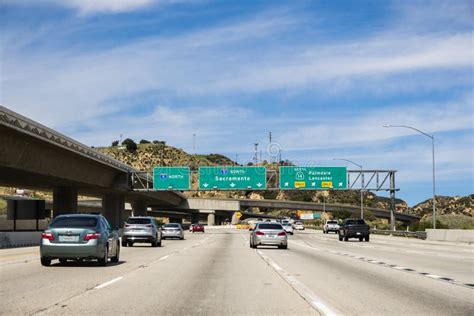 Traffic Jam On The 405 FWY Los Angeles, CA Editorial Image - Image of ...