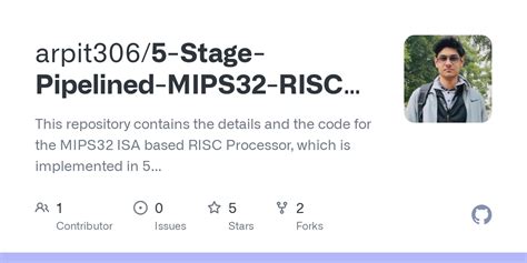 5-Stage-Pipelined-MIPS32-RISC-Processor-Design-on-Verilog/testbench.v at main · arpit306/5-Stage ...