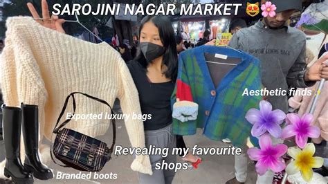 Sarojini Nagar market winter shopping 🛍️ *with my Best shop no ...