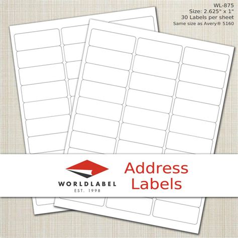 Blank Sheet Labels for Inkjet / Laser | WorldLabel.com®