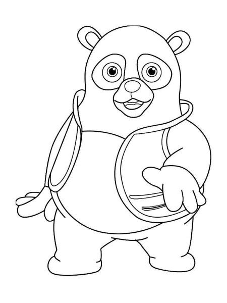 Special Agent Oso coloring pages