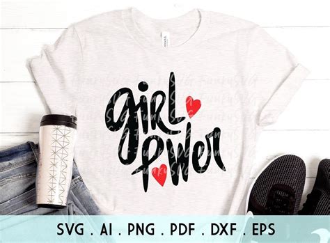 Girl Power SVG Eps Png Illustrated Svg Motivational Svg - Etsy