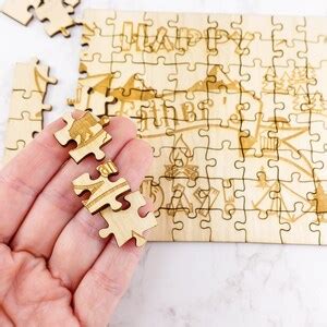 Personalized Wood Jigsaw Puzzles, Custom Wooden Puzzle for Adults, Engraved Father's Day Puzzle ...