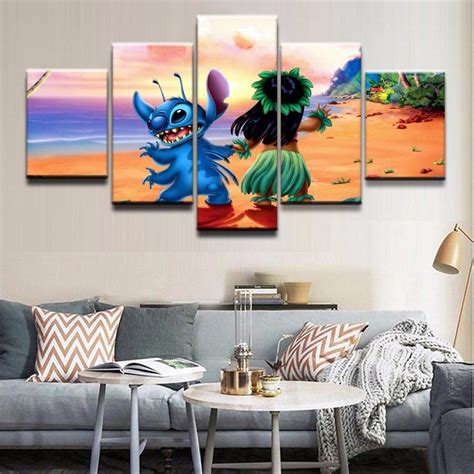 LILO AND STITCH CANVAS SET | Canvas print wall, Canvas art wall decor, Poster wall art