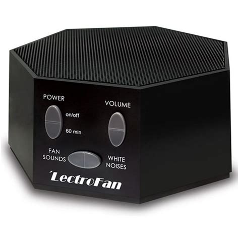 LectroFan - Fan Sound & White Noise Sound Machine, Black - Walmart.com