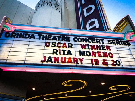 Rita Moreno Live at Orinda Theatre Jan 19th & 20th – Beyond the Creek