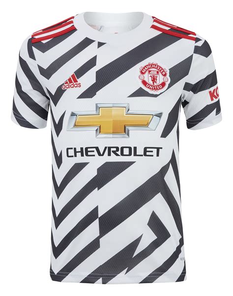 adidas Kids Man Utd 20/21 Third Jersey - White | Life Style Sports IE