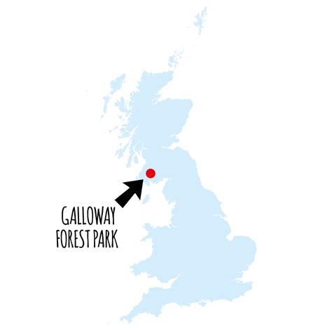 Galloway Forest Park | Britain's Top 50 Adventure Locations — Marvellous Maps