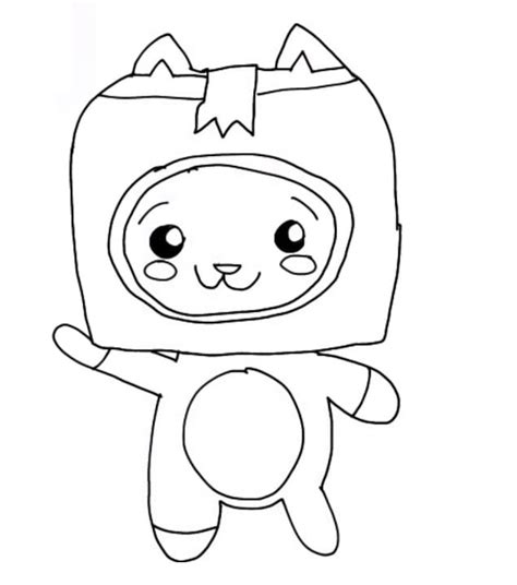 Boxy and Foxy Lankybox Coloring Page - Free Printable Coloring Pages for Kids