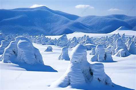 Japan Mountain Range Snowy Covered Field Background, Winter, High ...