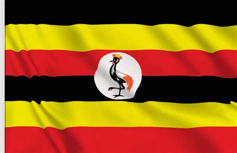 Uganda flag sticker, to buy flag sticker