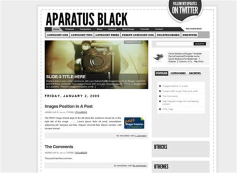 The Best Minimalist Blogger Templates | Smashing Wall