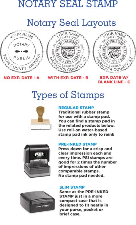 Arizona Notary Stamp Seal Stamp