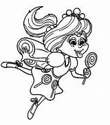Princess Lolly In Candyland sketch template